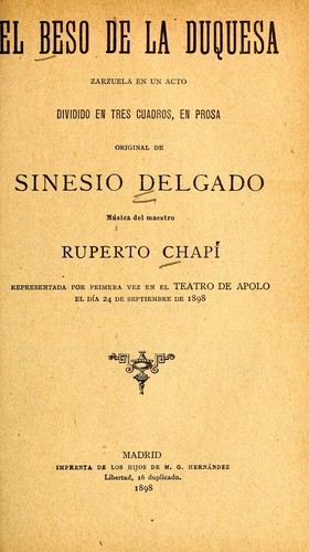 El beso de la duquesa