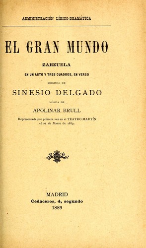 El gran mundo