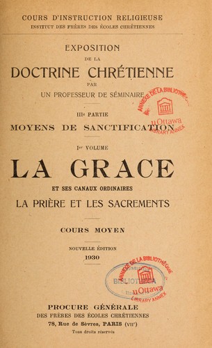 Exposition de la doctrine chrétienne