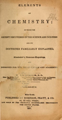 Elements of chemistry