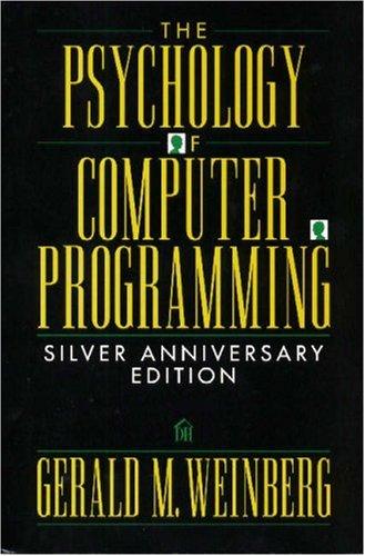 The psychology of computer programming