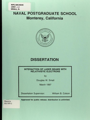 Interaction of laser beams with relativistic electrons