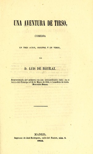 Una aventura de Tirso