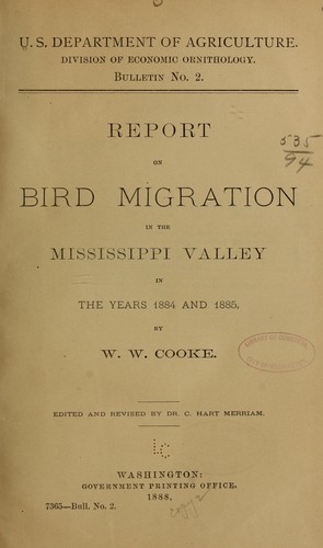 Report on bird migration in the Mississippi valley