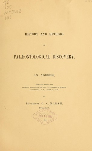 History and methods of paleontological discovery