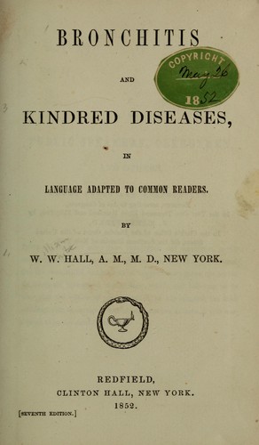 Bronchitis and kindred diseases