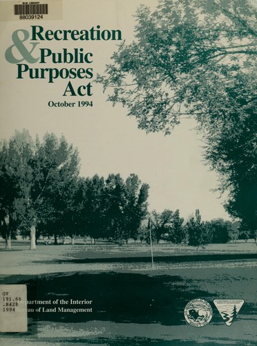 Recreation & Public Purposes Act