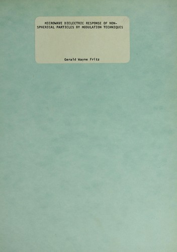 Microwave dielectric response of nonspherical particles by modulation techniques