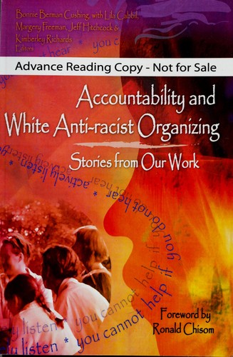 Accountability and white anti-racist organizing