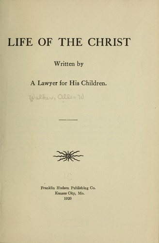 Life of the Christ