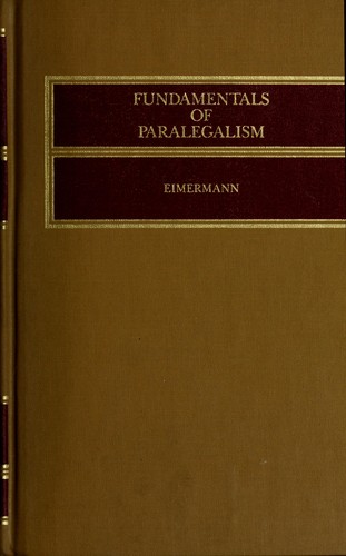 Fundamentals of paralegalism