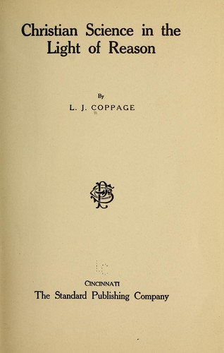 Christian science in the light of reason