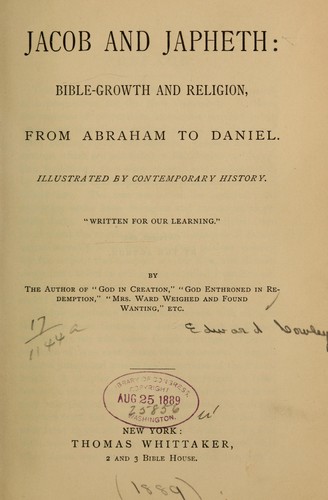 Jacob and Japheth: Bible growth and religion