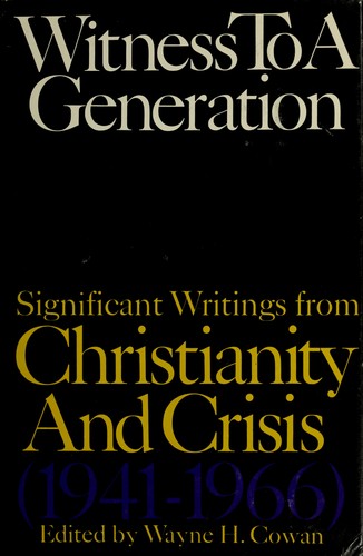 Witness to a generation