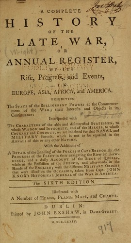 A complete history of the late war