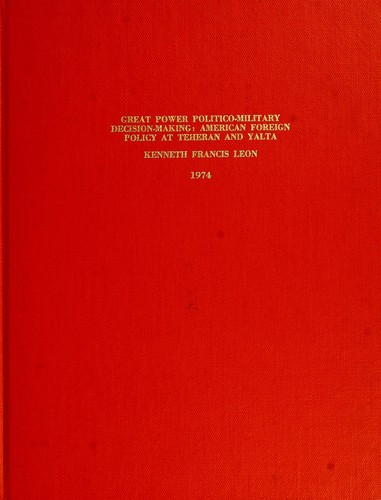 Great poer politico-military decision-making