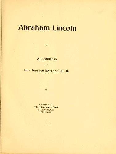 Abraham Lincoln