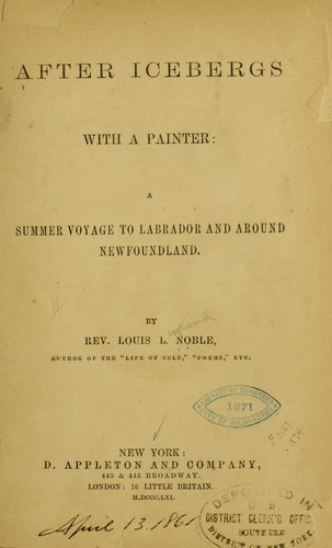 After icebergs with a painter