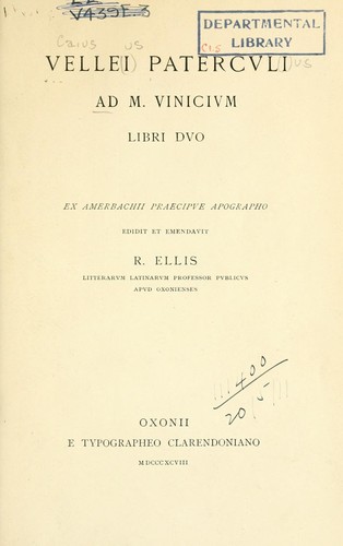 Ad M. Vincium, libri duo