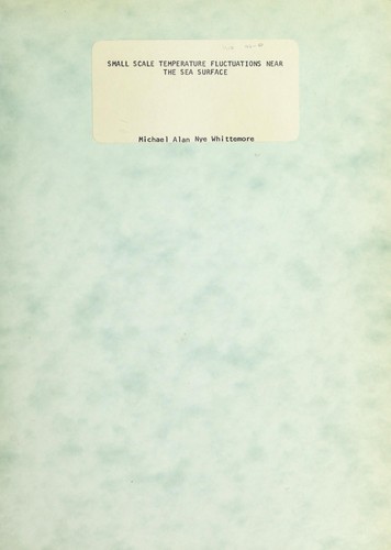 Small scale temperature fluctuations near the sea surface