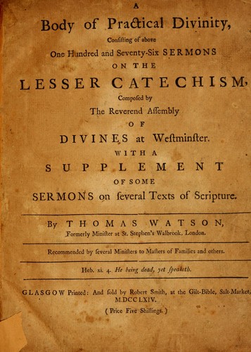 A body of practical divinity