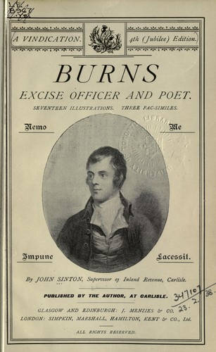 Burns, excise officer and poet