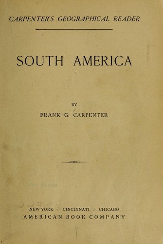 Carpenter's geographical reader