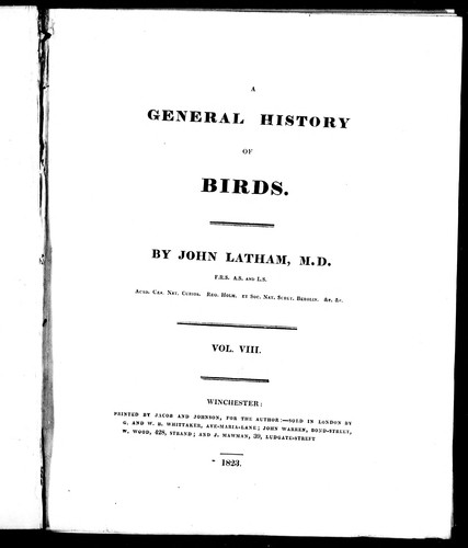 A general history of birds
