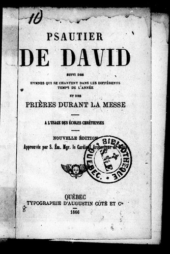 Psautier de David