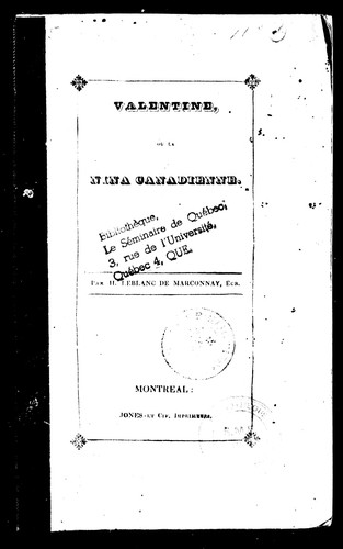 Valentine ou La Nina canadienne
