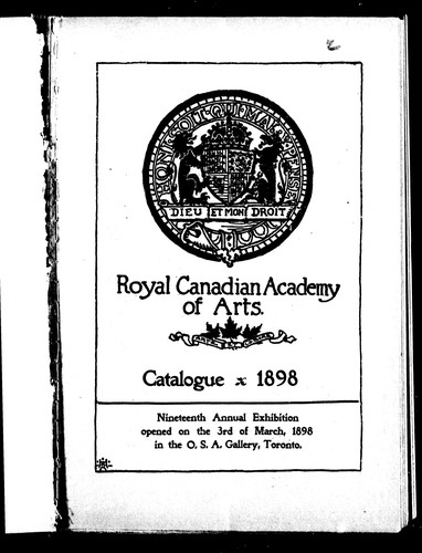 Catalogue 1898