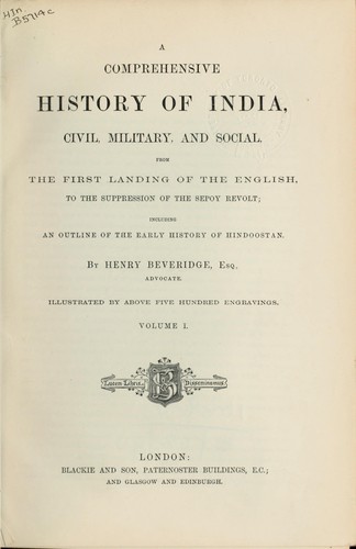 A comprehensive history of India