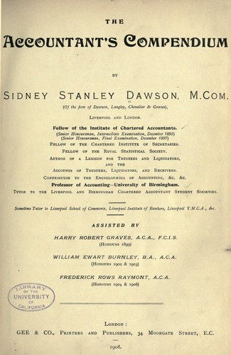 The accountants' compendium