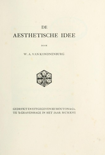 De aesthetische idee
