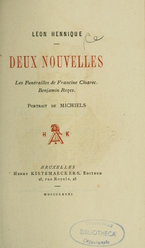 Deux nouvelles