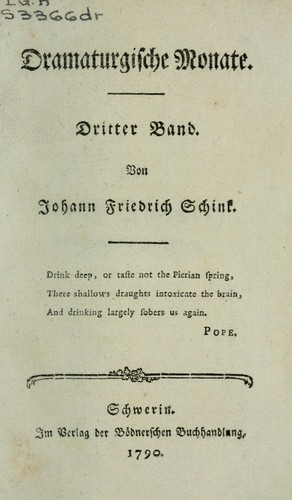 Dramaturgische Monate