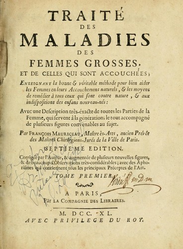 Traité des maladies des femmes grosses