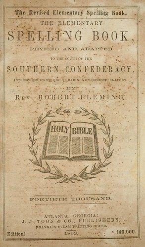 The elementary spelling book