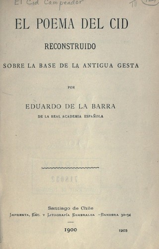 El poema del Cid