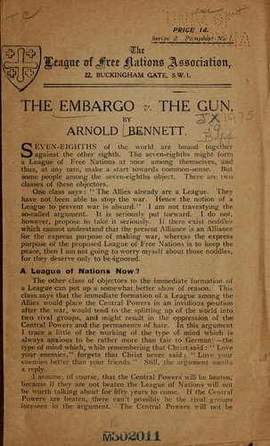 The embargo v. the gun