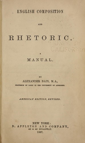 English composition and rhetoric.