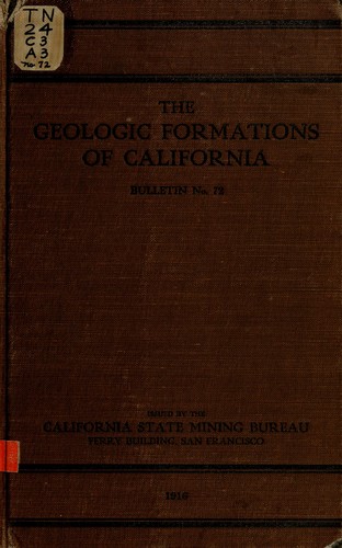 The geologic formations of California
