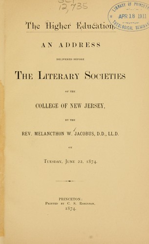 The higher education