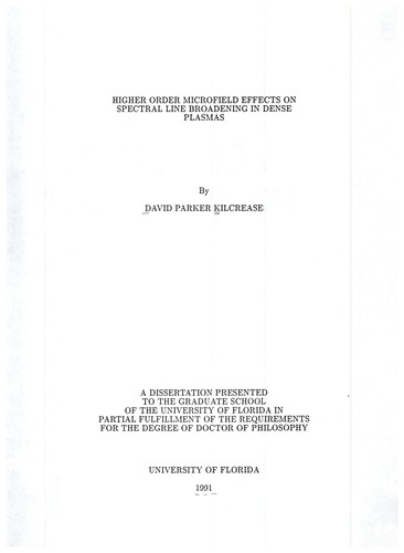 Higher order microfield effects on spectral line broadening in dense plasmas