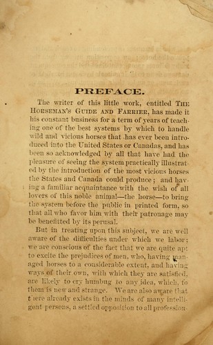 The horseman's guide & farrier