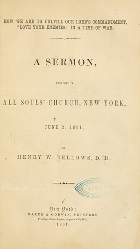 How we are to fulfill Our Lord's commandment, "Love your enemies," in a time of war.