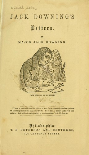 Jack Downing's letters