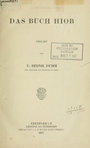 Kurzer Hand-commentar zum Alten Testament