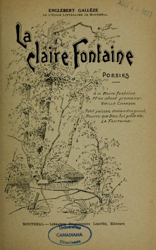 La claire fontaine