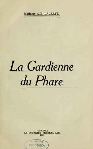 La gardienne du phare